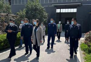 馬村區(qū)王婕區(qū)長帶領消防，安全等一行人員來我廠檢查指導工作
